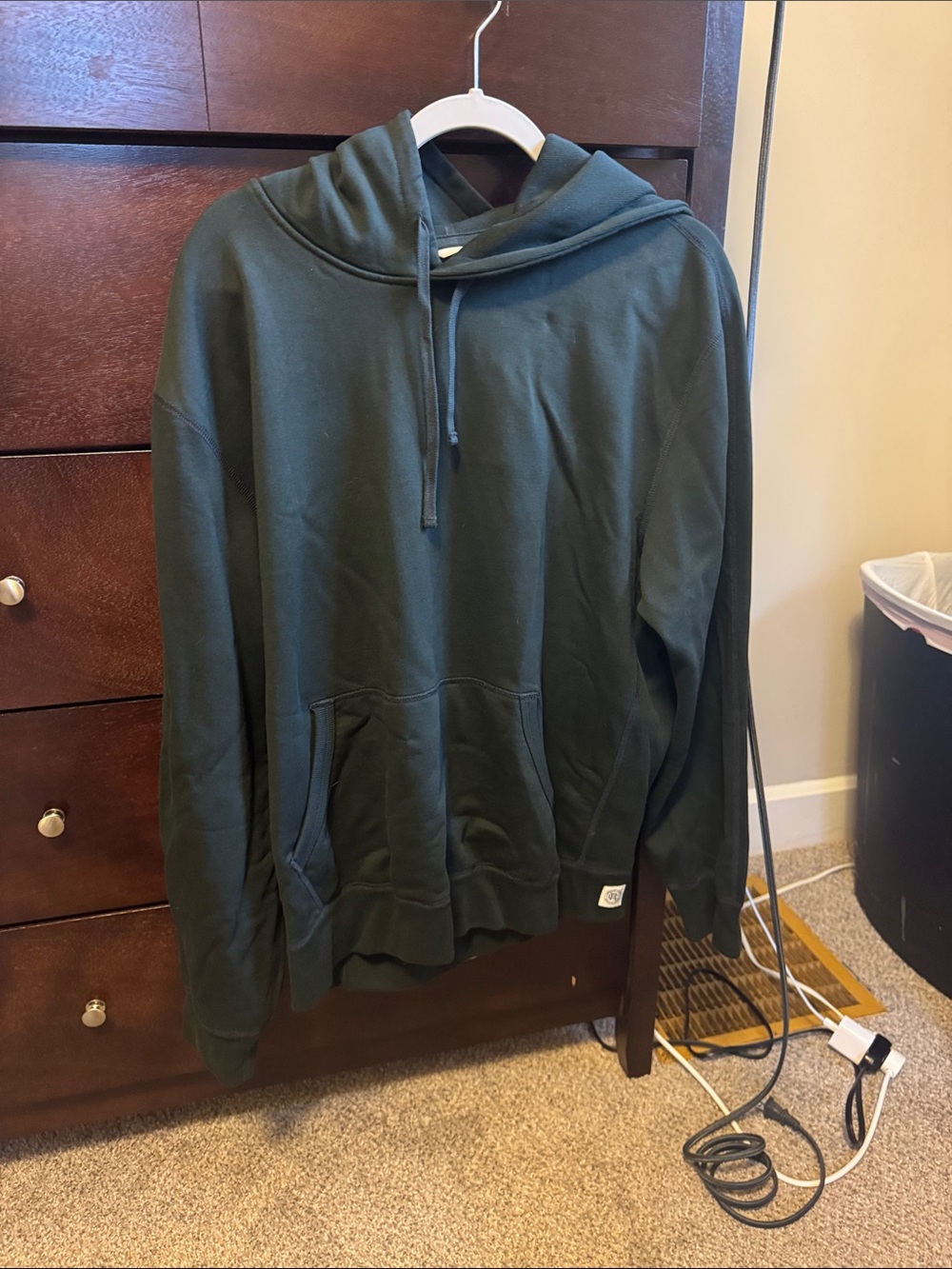 Reigning Champ Midweight Terry Standard Hoodie, Petrol color
